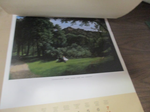 Vintage INA Bearing Company, Inc. International Art Prints Wall Calendar - 11