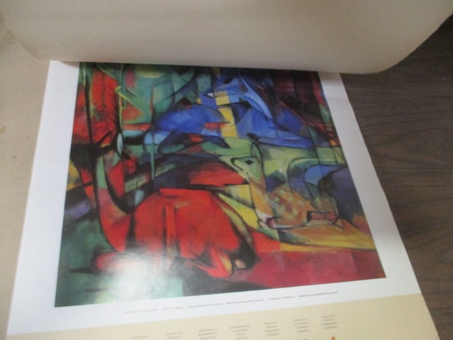 Vintage INA Bearing Company, Inc. International Art Prints Wall Calendar - 12