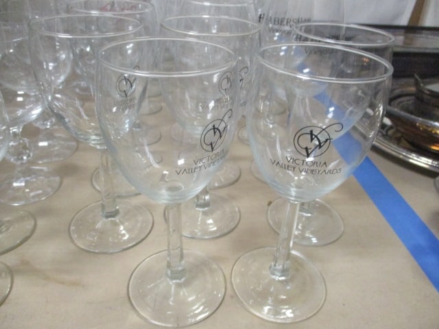 Stem Glasses Lot - Wine, Cordial, Martini, etc. - 10