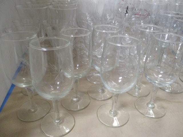 Stem Glasses Lot - Wine, Cordial, Martini, etc. - 2