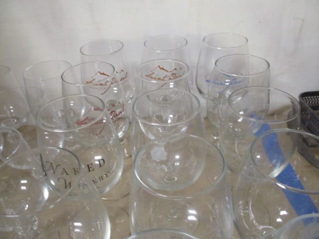 Stem Glasses Lot - Wine, Cordial, Martini, etc. - 8
