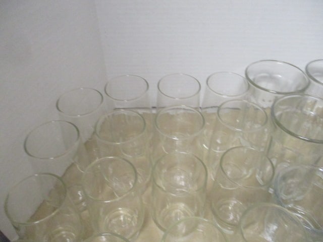 Clear Drinking Glasses Lot - All Sizes - 6