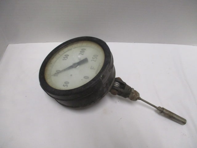 Vintage Ashcroft Industrial Dial Thermometer: .