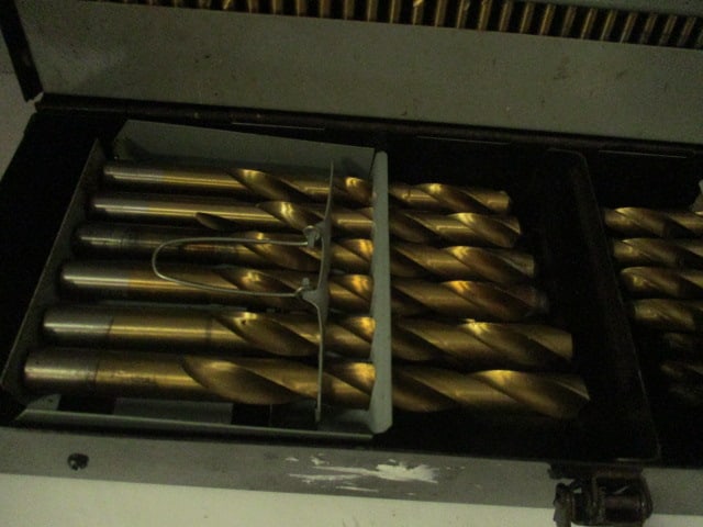 Vintage Fractional and Wire Gauge Drill Bit Index Set in Metal Case - 2