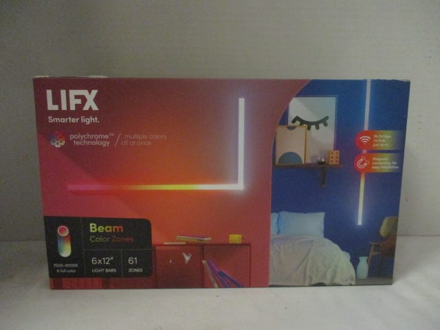 New Old Stock Lifx Feature Light Color Zones Light Bar: 6" x 12"