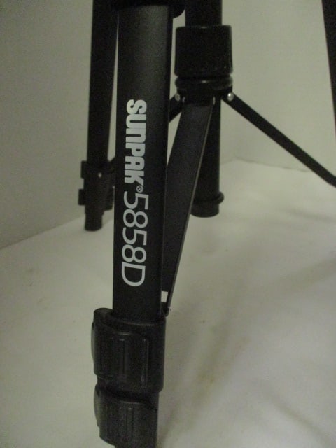 New Old Stock Sunpak Platinum Plus Aluminum Camera and Camcorder Tripod - 5