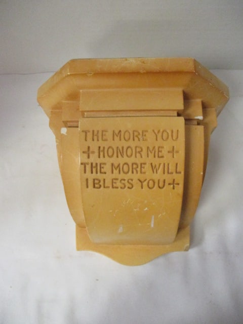 Religious Ceramic Wall Sconce Shelf (1 of 6)