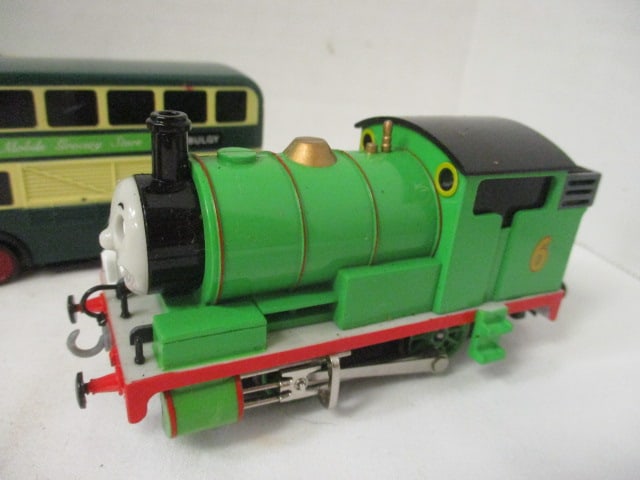 Collection of Vintage Thomas the Train Engine Wood Train Engines and Cars - 2