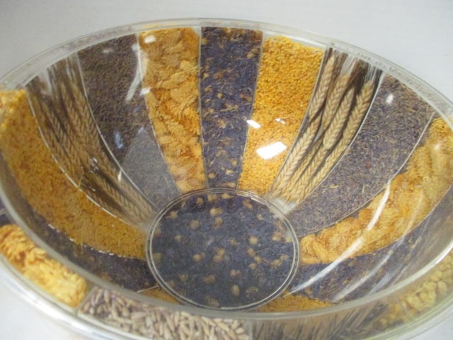 Mid Century Modern Double-Walled Acrylic Fill-A-Bowl Salad Bowl and - 2
