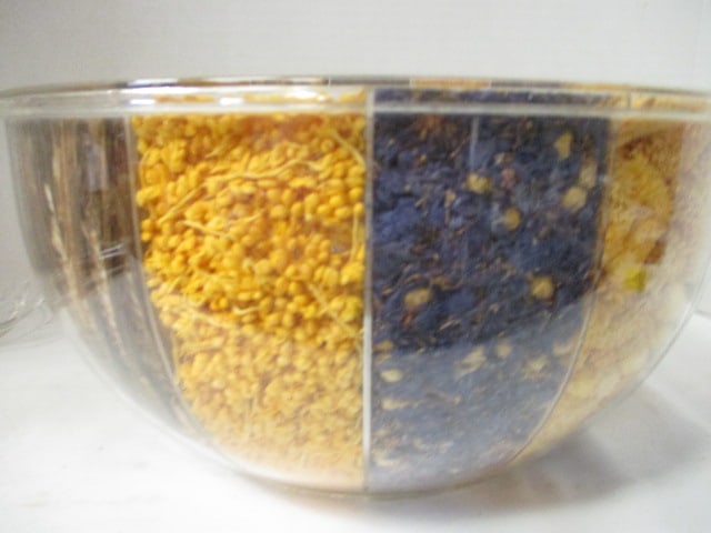 Mid Century Modern Double-Walled Acrylic Fill-A-Bowl Salad Bowl and - 4