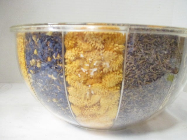 Mid Century Modern Double-Walled Acrylic Fill-A-Bowl Salad Bowl and - 5
