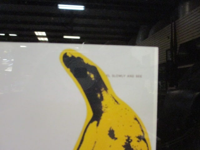 Framed Iconic "Yellow Banana" by Andy Warhol Art Lithograph Print - Signed - 3
