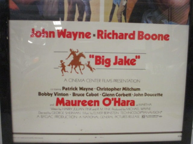 Framed "Big Jake" with John Wayne Movie Poster - 2
