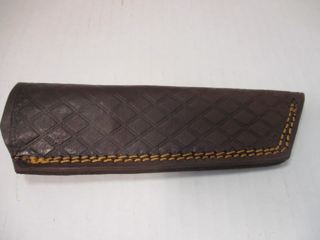 Custom "Cowboy" Belt Knife with Multi-Colored Handle - 6