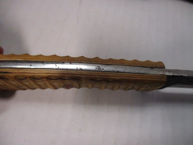 Fixed Blade with Textured/Hammered Finish - 4