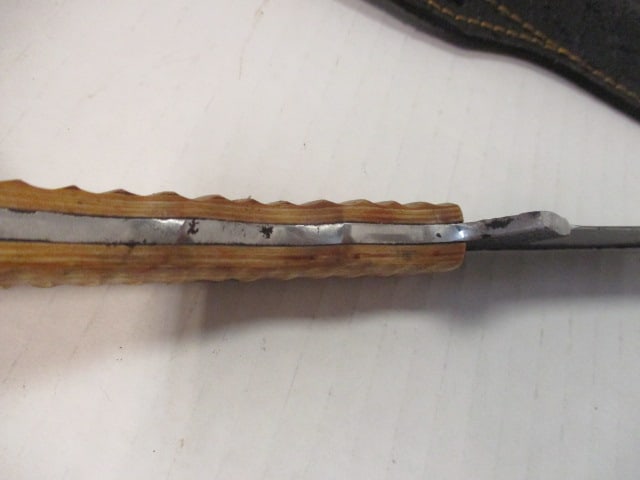 Fixed Blade with Textured/Hammered Finish - 5