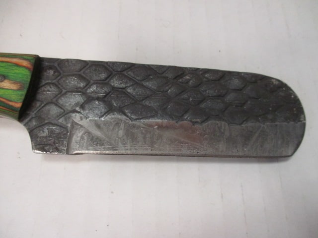 Fixed Blade with Textured/Hammered Finish - 2