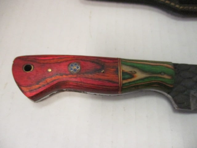 Fixed Blade with Textured/Hammered Finish - 3