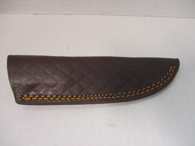 Fixed Hammered Style Blade with Colorful Wood Handle - 6