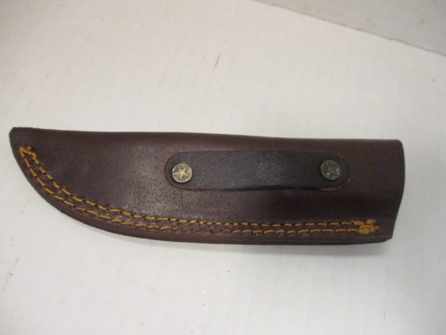 Fixed Hammered Style Blade with Colorful Wood Handle - 7