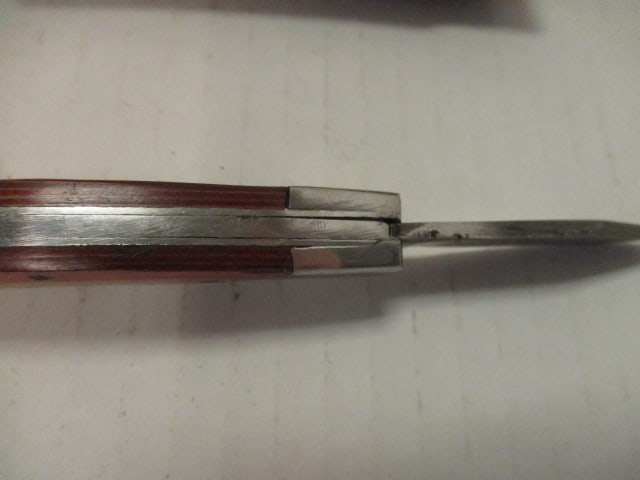 Folding Pocket Knife with Damascus Steel Blade - 4