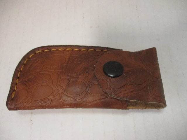 Folding Pocket Knife with Damascus Steel Blade - 6