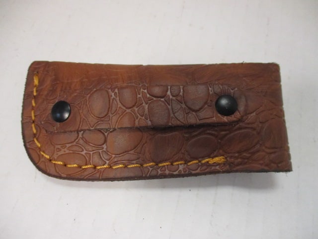 Folding Pocket Knife with Damascus Steel Blade - 7