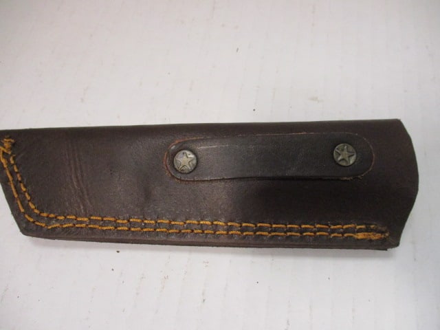 Fixed Damascus Steel Blade with Colorful Wood Handle - 7
