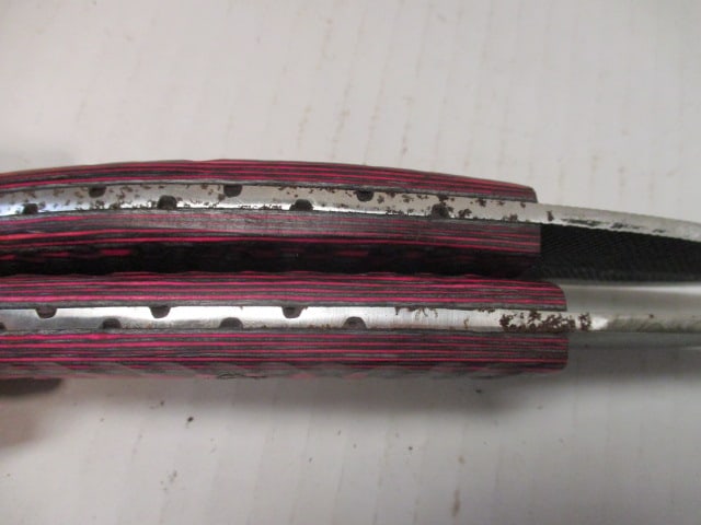 Set of Fixed Hammered Style Blades with Gut Hook & Wood Handles - 4