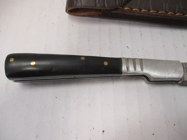 Damascus Steel Folding Blade with Resin Handle - 3