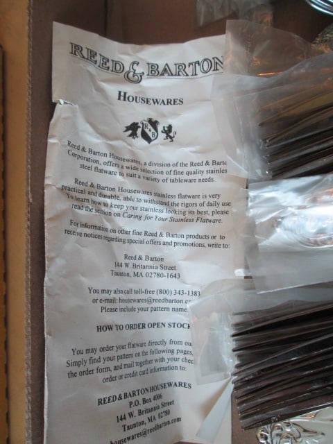 74 Pieces of Reed & Barton "Monique" Stainless Flatware - 7