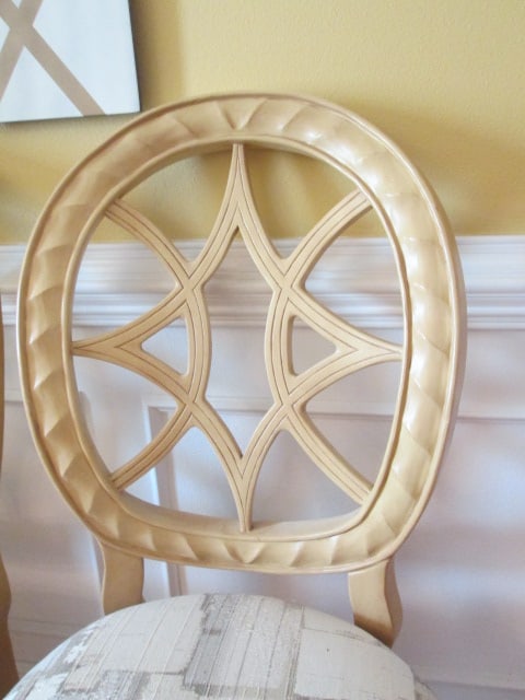 Hollywood Regency Neoclassical Style Banded Oak Table, Leaf, Arm Chairs and Side Chairs - 17