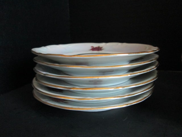 Vintage P.T. Tirschenreuth Bavaria German Porcelain Tea Set with Pearlescent Luster Finish - 5