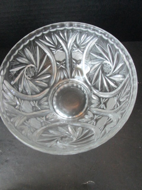 Hobstar Crystal Covered Dish and Frosted Swan Covered Dish - 4