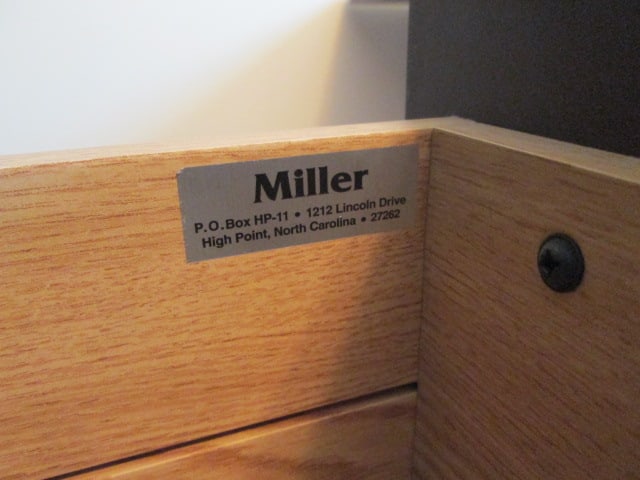 Miller Mahogany Finish 2 Piece Computer Desk with Bookcase Hutch - 10