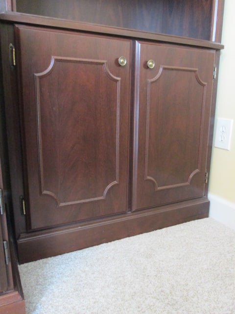 Miller Mahogany Finish 1 Piece Bookcase - 3