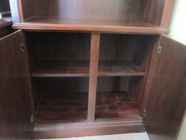 Miller Mahogany Finish 1 Piece Bookcase - 4