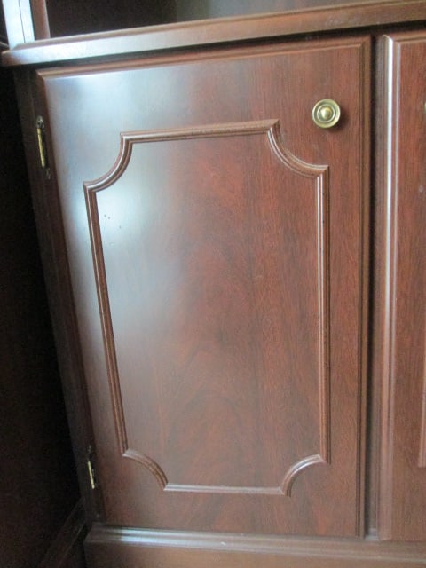 Miller Mahogany Finish 1 Piece Bookcase - 5