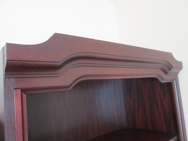Miller Mahogany Finish 1 Piece Bookcase - 6