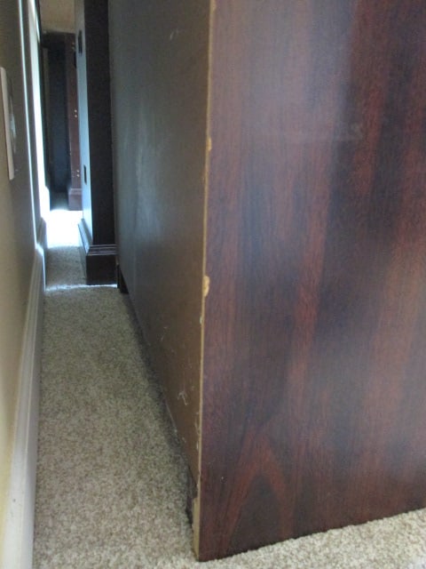 Miller Mahogany Finish 1 Piece Bookcase - 10