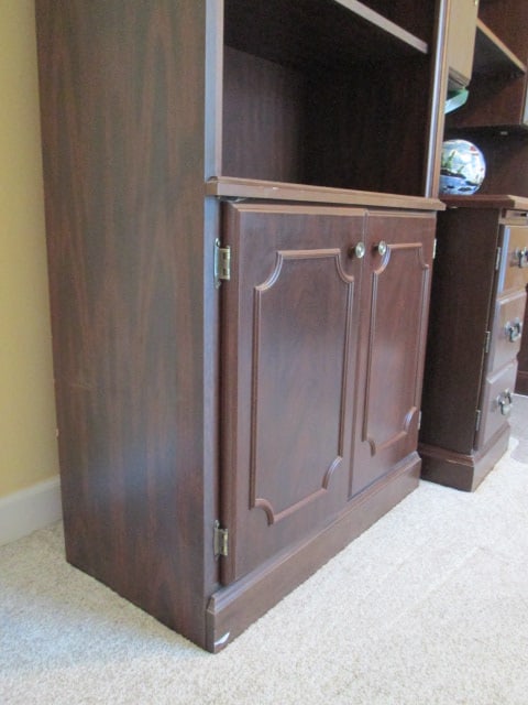 Miller Mahogany Finish 1 Piece Bookcase - 3