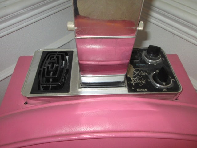 Retro Belvedere Products Model 810 Pink First Lady Hood Hair Dryer - 4