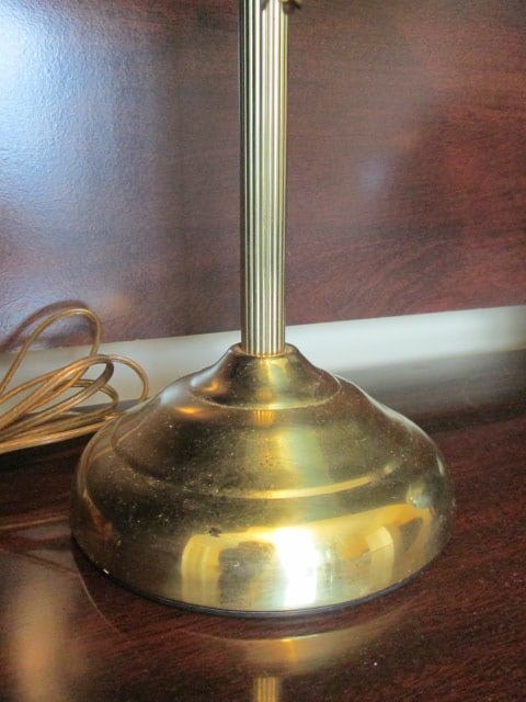 Brass Banker's Lamp - 2