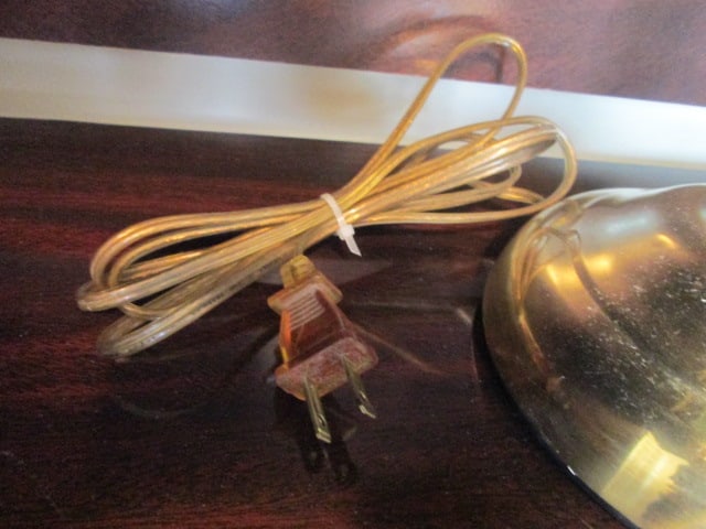 Brass Banker's Lamp - 4