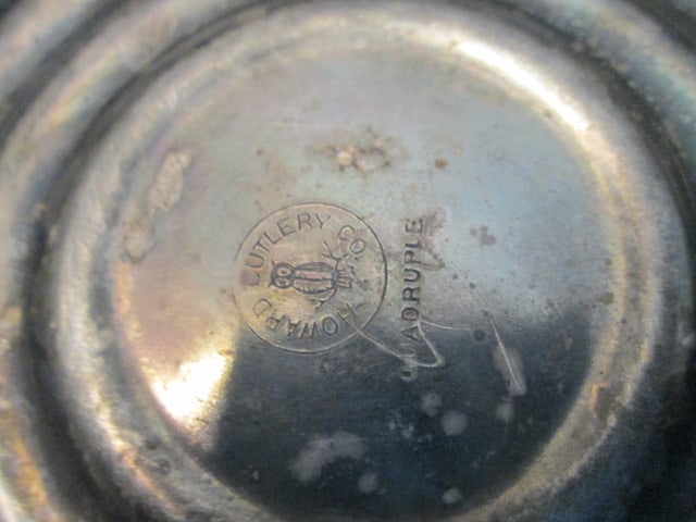 Vintage Howard Cutlery Co. Quadruple Silverplate Etched Floral Motif Pitcher with Hinged Lid - 7