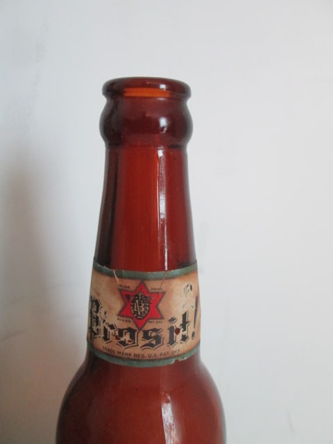 Vintage "Velvet" Tobacco Tin, "Tops" Mild Scotch Snuff Tin, "Blatz" Beer Bottle and - 11