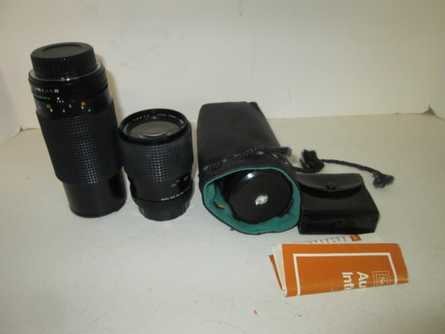 Three Sears 35mm Camera Zoom Lens and 3 Piece Filter Set (1 of 5)