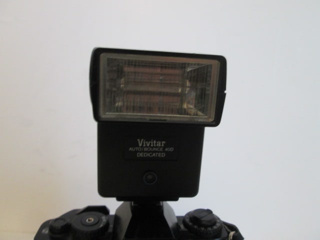 Sears KS Super 35mm Camera with Vivitar Flash - 2