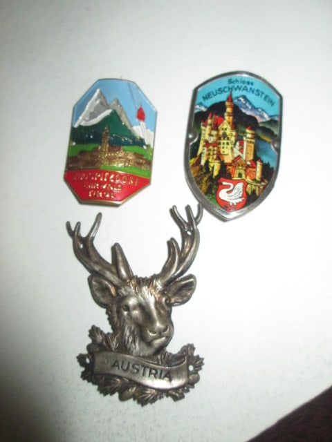 Grouping of Vintage European Carved/Embossed Souvenirs - 4