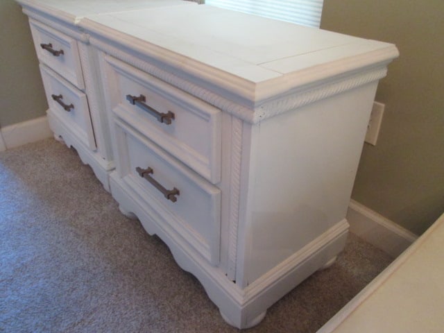 Pair of Dover Manor Painted Cream 2 Drawer Nightstands - 3